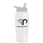 Personalized 27 Oz. Poly-Pure Bottle w/Flip Straw Lid - Digital