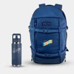 Customized YETI Rambler Bottle & Crossroads 35L Backpack Executive Set