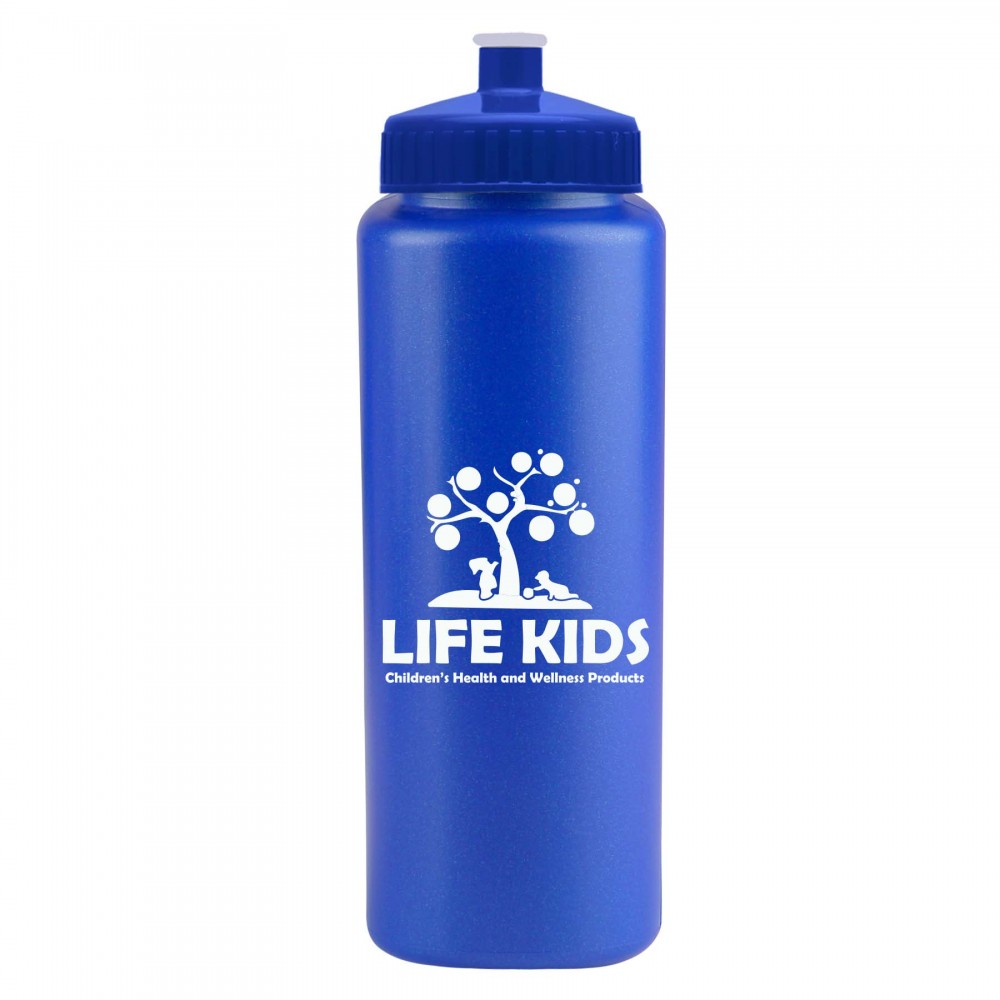 Custom 32 Oz. The Athlete Premium Sports Bottle w/Push Pull Lid