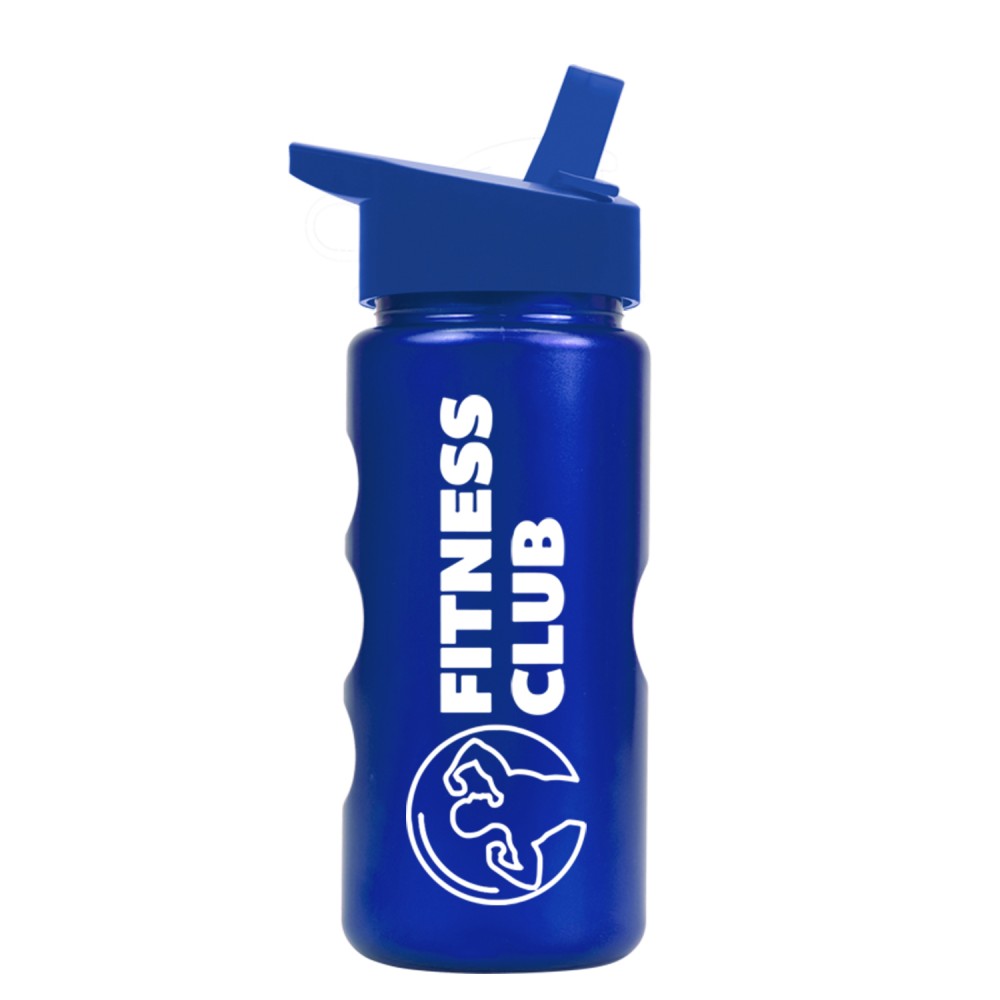 22 Oz. Metalike Mini Peak Tritan Bottle w/Flip Straw Lid with Logo
