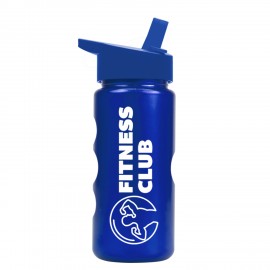 22 Oz. Metalike Mini Peak Tritan Bottle w/Flip Straw Lid with Logo