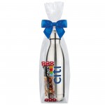 Personalized 17 Oz. Dual Wall Vacuum Sealed Water Bottle Gift Set - KIND Bar, Cranberry Almond + Antioxidants