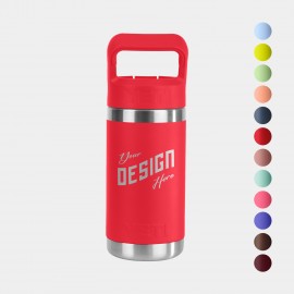 12 Oz YETI Rambler Stainless Steel Insulated Kids Water Bottle with Logo