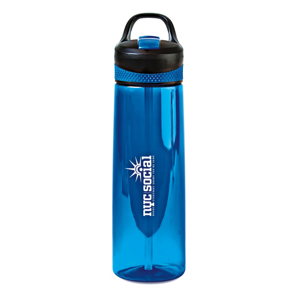All-Star Sports Bottle - 29 Oz. - Sport Blue with Logo All-Star Sports Bottle - 29 Oz. - Sport Blue with Logo