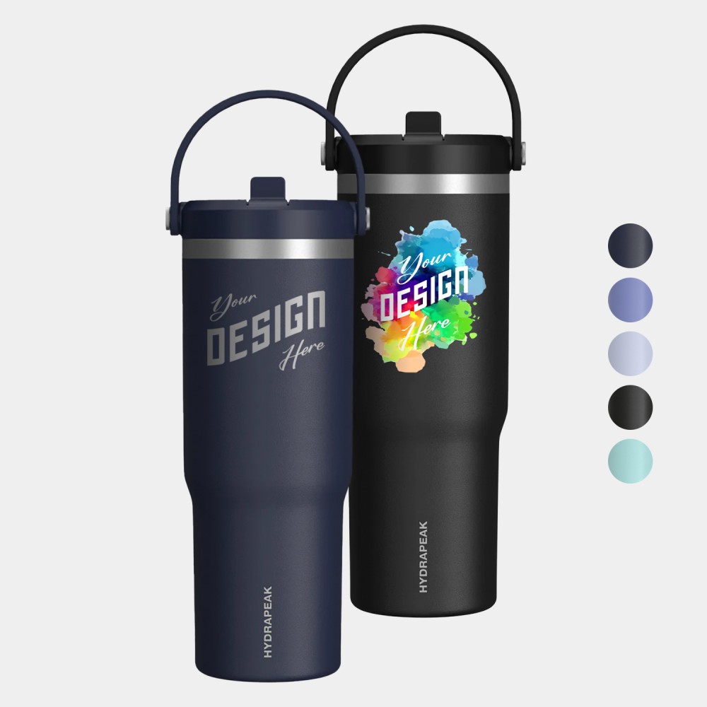 32 oz Hydrapeak Stainless Steel Insulated Nomad Tumbler with Logo 32 oz Hydrapeak Stainless Steel Insulated Nomad Tumbler with Logo