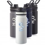 Custom Houston 23 oz. Stainless Steel Water Bottle with Carrying Handle