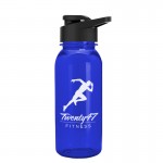 18 Oz. The Cadet Sports Bottle w/Drink Through Lid with Logo