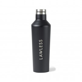 CORKCICLE Canteen - 16 Oz. - Matte Black with Logo