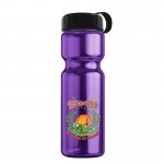 28 Oz. Champion Transparent Bottle w/Tethered Lid - Digital Imprint with Logo