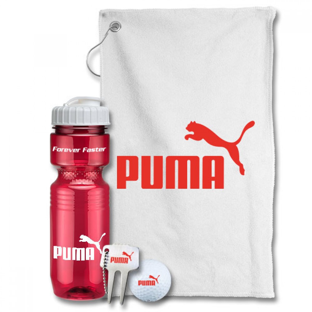 Jogger Bottle Golf Gift Set with Logo