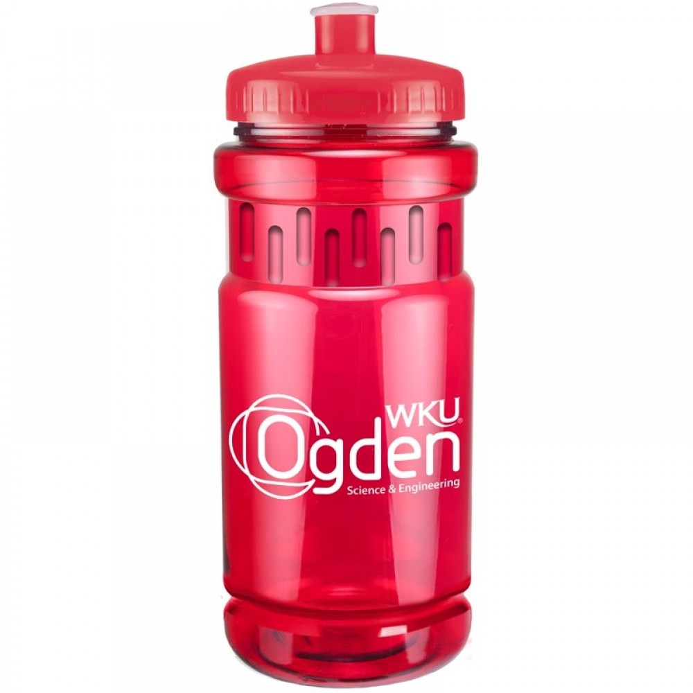 Customized 20 Oz. Shoreline Bottle w/ Low Profile Push Pull Lid Customized 20 Oz. Shoreline Bottle w/ Low Profile Push Pull Lid