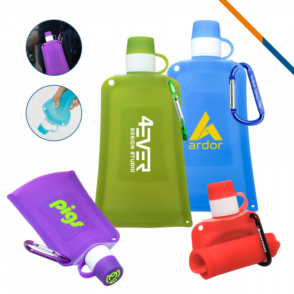 Personalized Packet Foldable Water Bottle