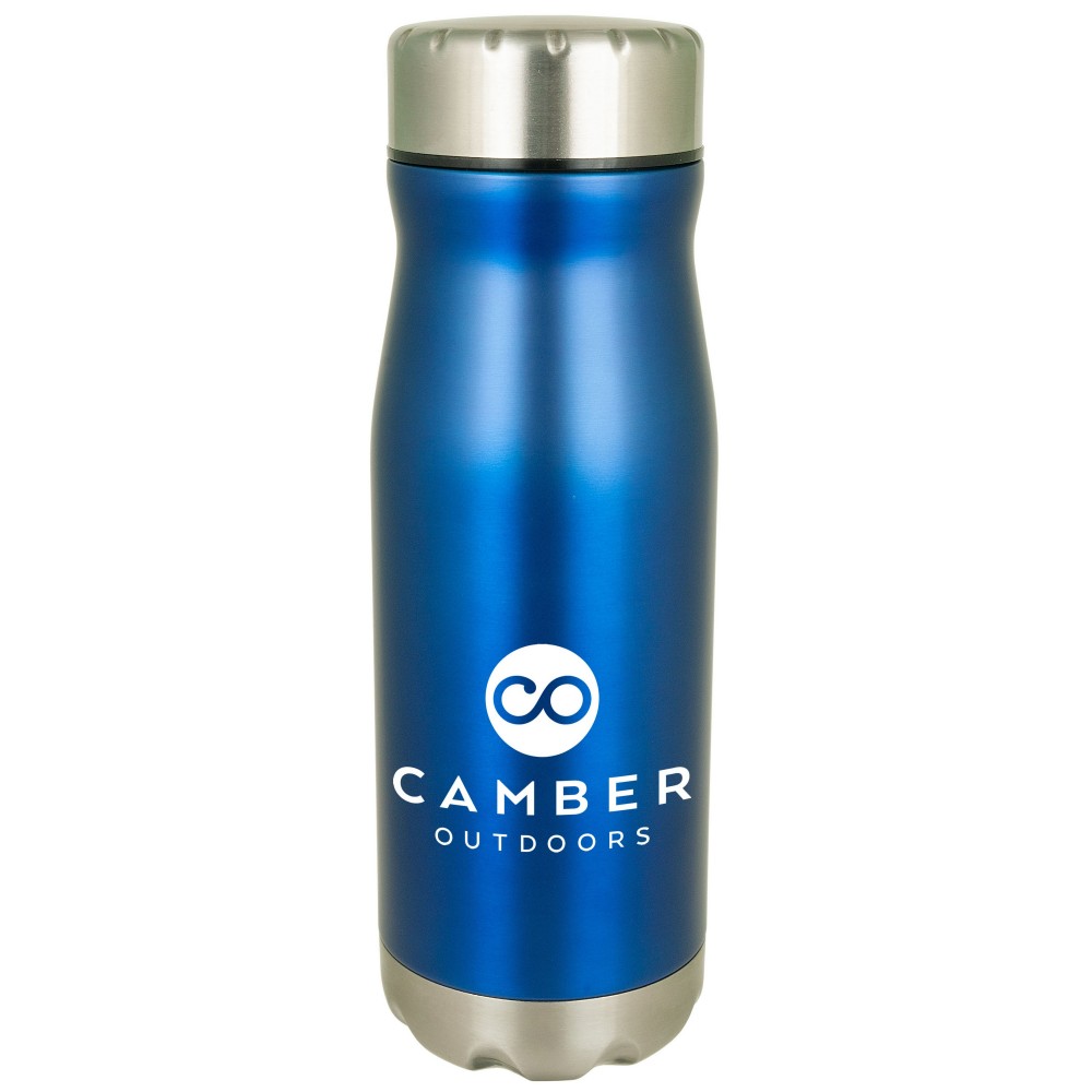 18 Oz. Monarch Double Walled Stainless Water Bottle with Logo