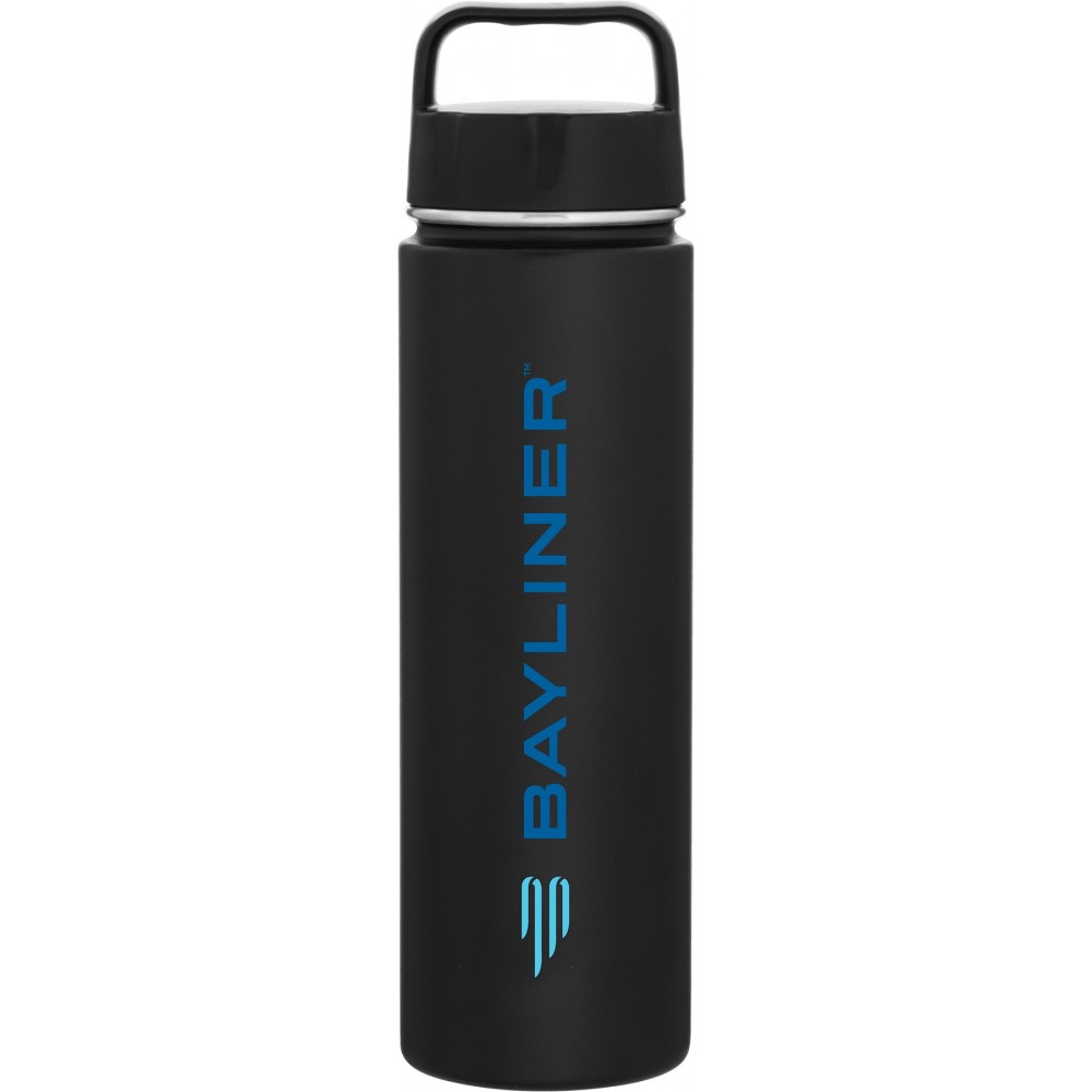 30 oz h2go Crux (Matte Black) with Logo