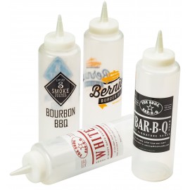 12 Oz. Condiment Bottle with Logo  12 Oz. Condiment Bottle with Logo