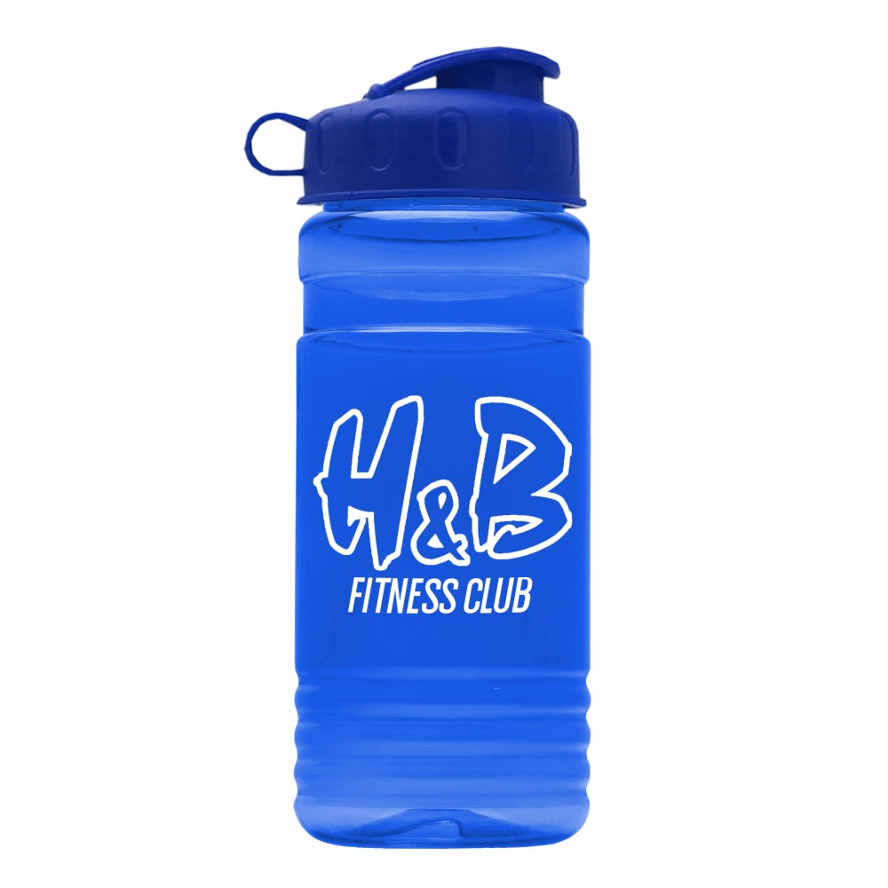 20 Oz. Upcycle Rpet Bottle w/Flip Lid with Logo