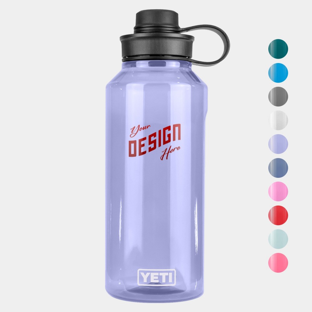50 oz YETI Yonder Ultra-Durable Water Bottle w/ Tether Cap with Logo 50 oz YETI Yonder Ultra-Durable Water Bottle w/ Tether Cap with Logo