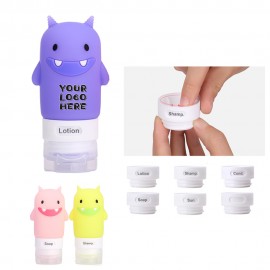Silicone Travel Bottles for Toiletries with Logo  Silicone Travel Bottles for Toiletries with Logo