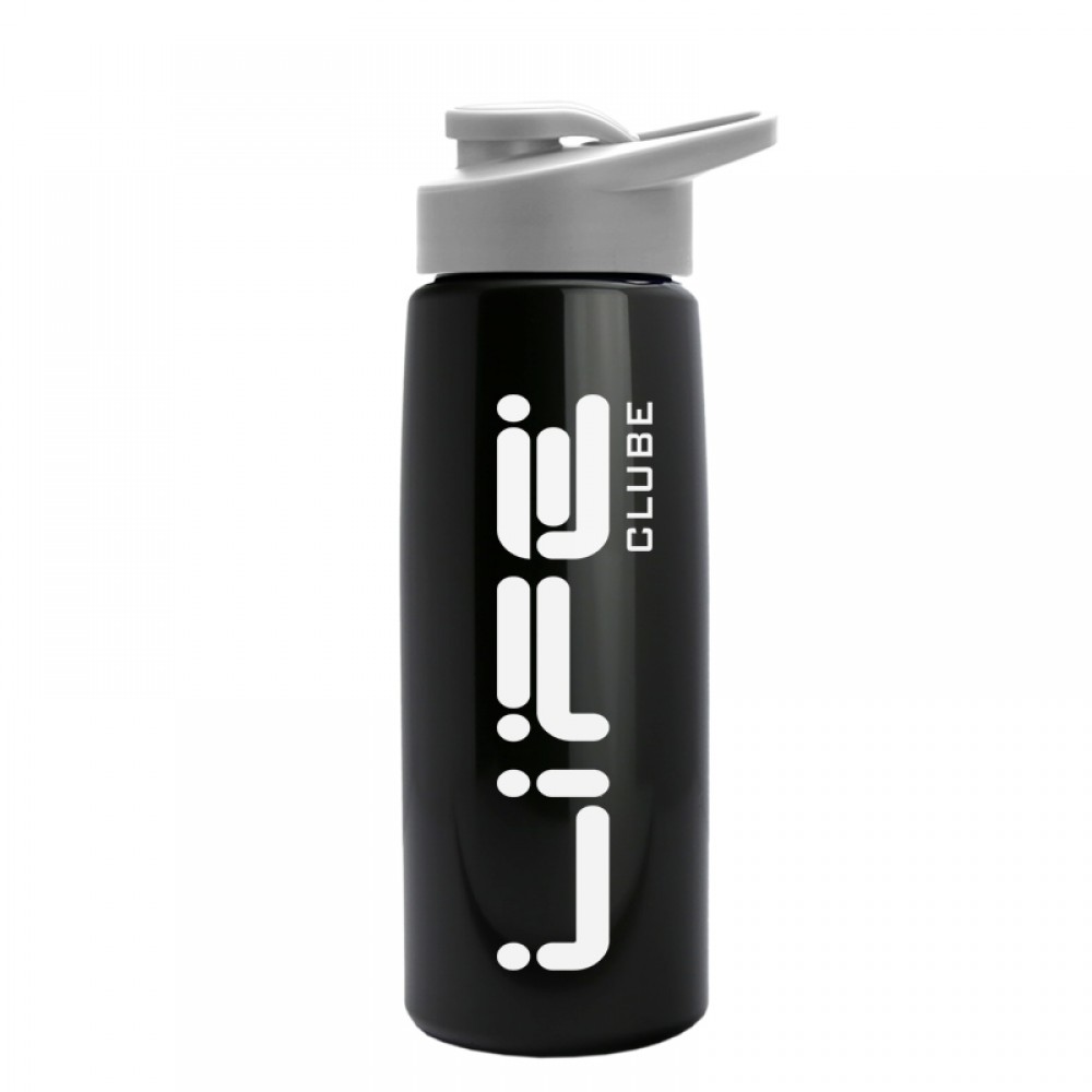 Customized 26 Oz. Metallic Tritan Sports Bottle w/Drink Thru Lid