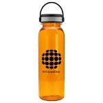 Logo Branded 24 Oz. Outdoorsman Transparent Bottle w/Ez Grip Lid