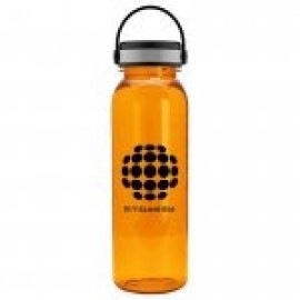 Logo Branded 24 Oz. Outdoorsman Transparent Bottle w/Ez Grip Lid