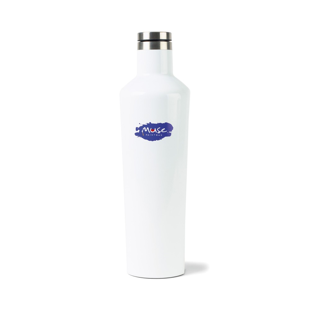 Custom CORKCICLE Canteen - 25 Oz. - Gloss White Custom CORKCICLE Canteen - 25 Oz. - Gloss White