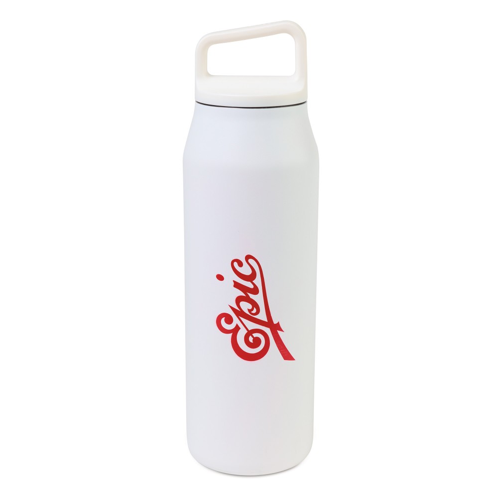 MiiR Vacuum Insulated Wide Mouth Bottle - 32 Oz. - White Powder with Logo