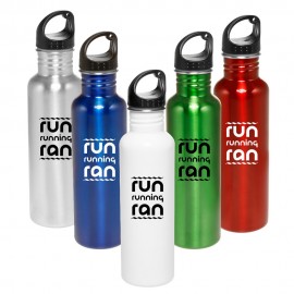 Stainless Sports Water Bottles - 26 oz with Logo