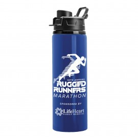 The Conquest - 27 Oz. Aluminum Sport Bottle with Logo  The Conquest - 27 Oz. Aluminum Sport Bottle with Logo