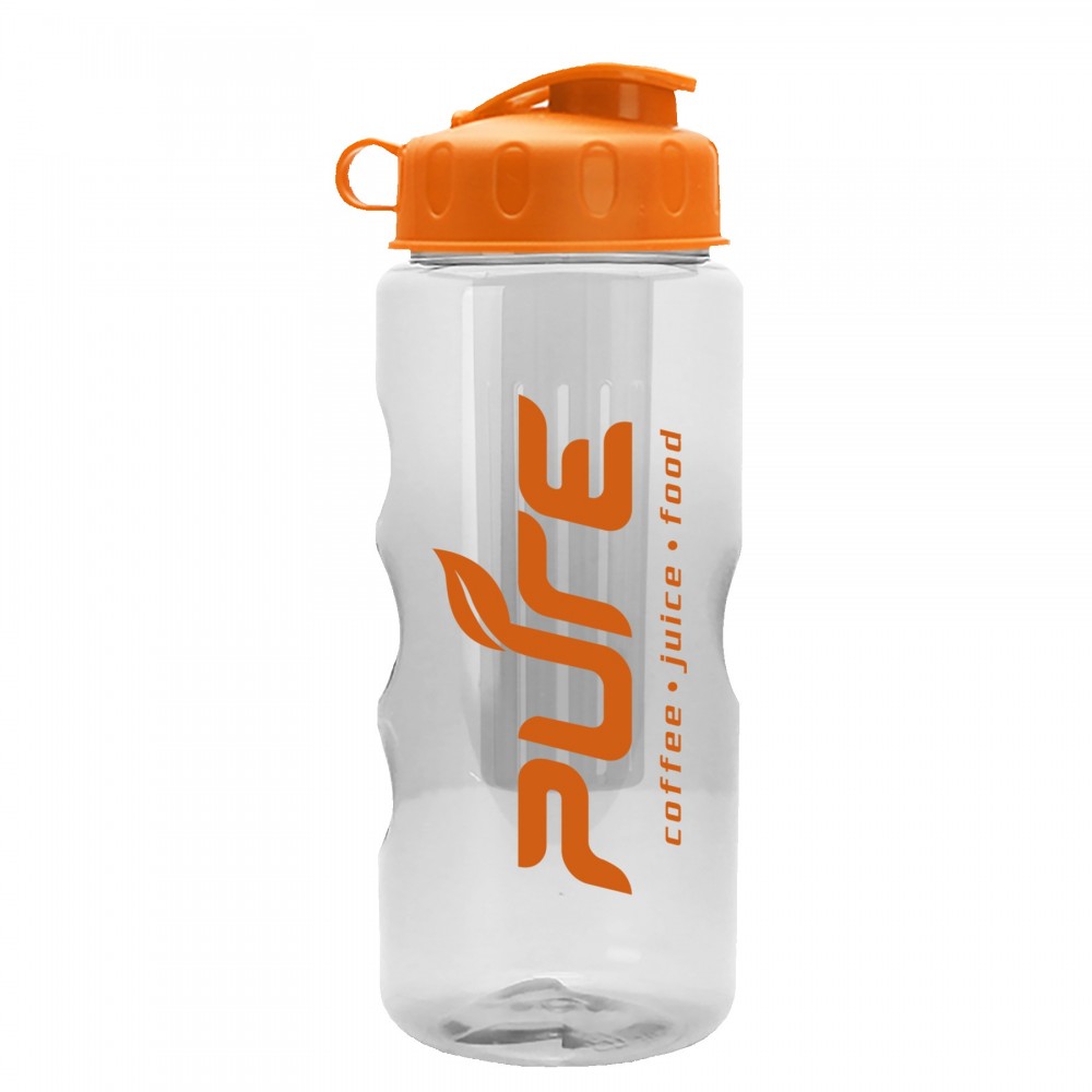 Personalized 22 Oz. The Infuser Transparent Sports Bottle
