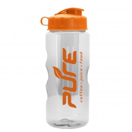 Personalized 22 Oz. The Infuser Transparent Sports Bottle  Personalized 22 Oz. The Infuser Transparent Sports Bottle