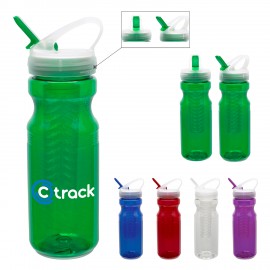 Customized 24 Oz Polyclear Fruit Fusion Water Bottle  Customized 24 Oz Polyclear Fruit Fusion Water Bottle