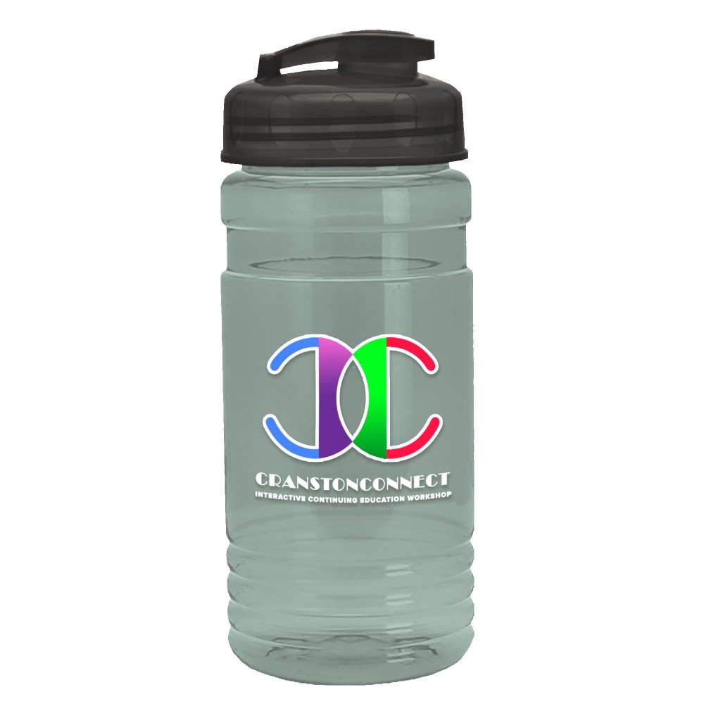 Promotional 20 Oz. Upcycle Rpet Bottle w/Usa Flip Top Lid - Digital