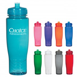28 Oz. Poly-clean Plastic Bottle with Logo  28 Oz. Poly-clean Plastic Bottle with Logo