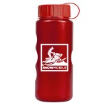 Logo Branded 22 Oz. Metalike Mini Peak Tritan Sports Bottle w/Tethered Lid