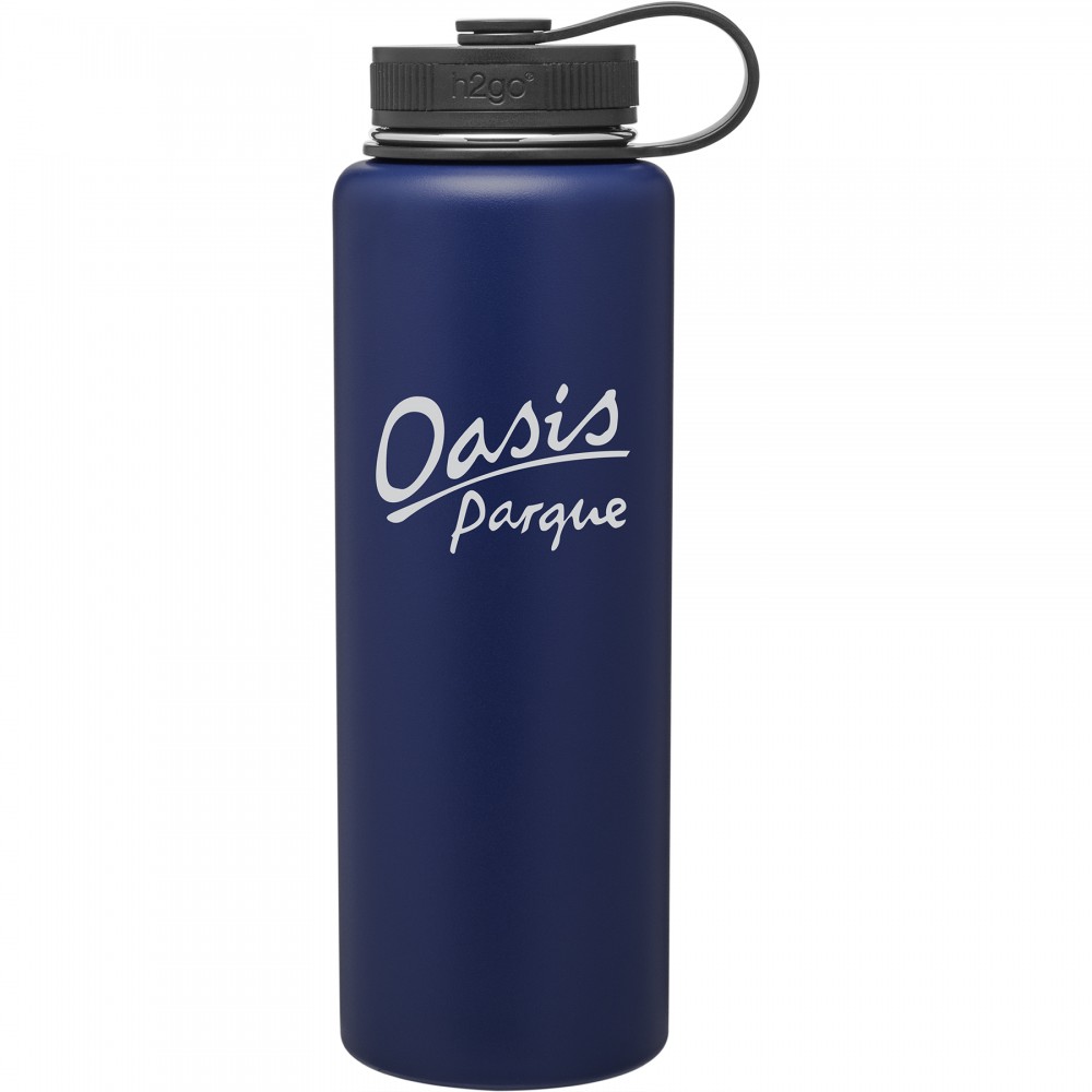 40 oz h2go Venture (Matte Navy) with Logo 40 oz h2go Venture (Matte Navy) with Logo
