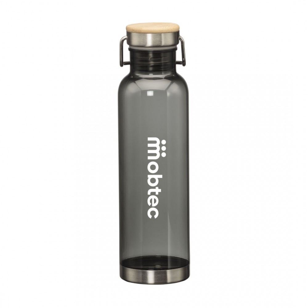 Logo Branded MacLeod Bottle w/ Bamboo Twist Lid - 27oz