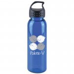 24 Oz. The Outdoorsman Transparent Sports Bottle w/Crest Lid with Logo