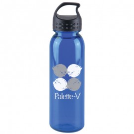 24 Oz. The Outdoorsman Transparent Sports Bottle w/Crest Lid with Logo