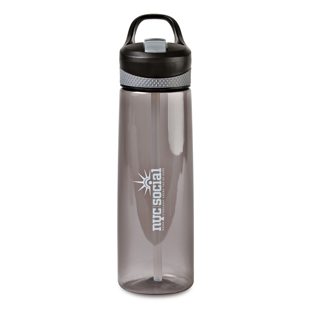 Personalized All-Star Sports Bottle - 29 Oz. - Charcoal