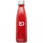 Speckle Finish Water Bottles 17 oz with Logo