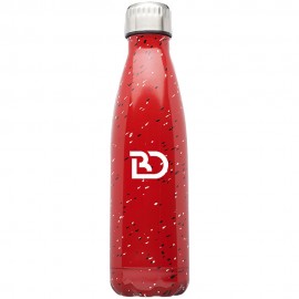 Speckle Finish Water Bottles 17 oz with Logo  Speckle Finish Water Bottles 17 oz with Logo
