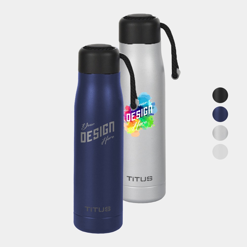 Customized Premium 17 oz TiTUS Stainless Steel Insulated Sports Water Bottle