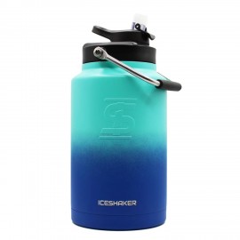128 oz Ice Shaker Stainless Steel Insulated One Gallon Water Jug with Logo  128 oz Ice Shaker Stainless Steel Insulated One Gallon Water Jug with Logo