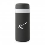 W&P Porter Insulated Ceramic Bottle 16 Oz - Charcoal with Logo