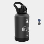 Personalized 64 oz Takeya Stainless Steel Insulated Active Water Bottle w/ Spout Lid
