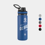 18 oz Takeya Stainless Steel Insulated Originals Water Bottle w/ Spout Lid with Logo
