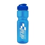 Customized 28 Oz. Champion Transparent Bottle w/Flip Lid