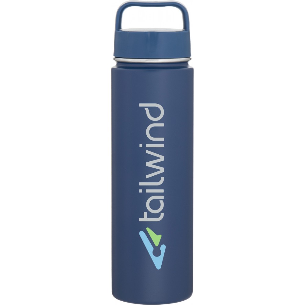 30 oz h2go Crux (Matte Navy) with Logo