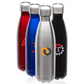 Custom Stainless Steel Levian Cola Shaped Bottles 17oz  Custom Stainless Steel Levian Cola Shaped Bottles 17oz